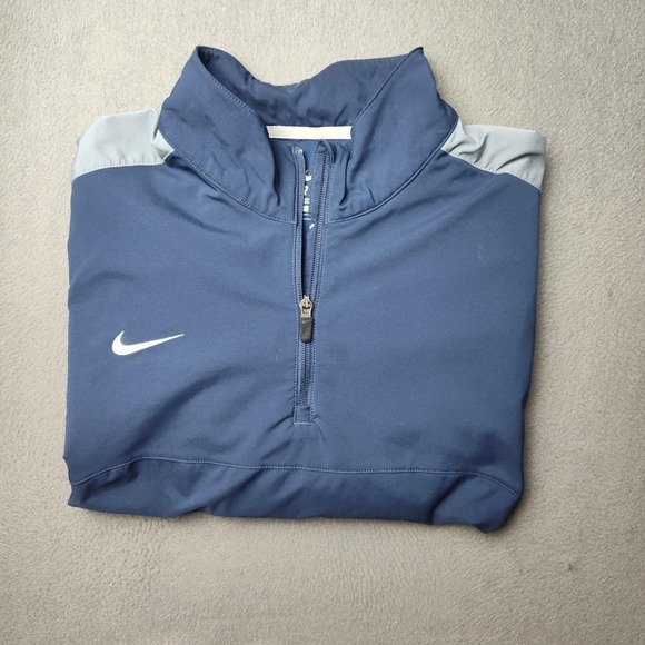 Nike Dri-FIT Track Jacket Mens XL Baseball Lightweight Golf Running 519853-232 - Picture 1 of 11